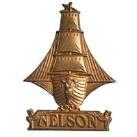 Nelson Battalion cap badge