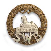 South Wales Borderers cap badge
