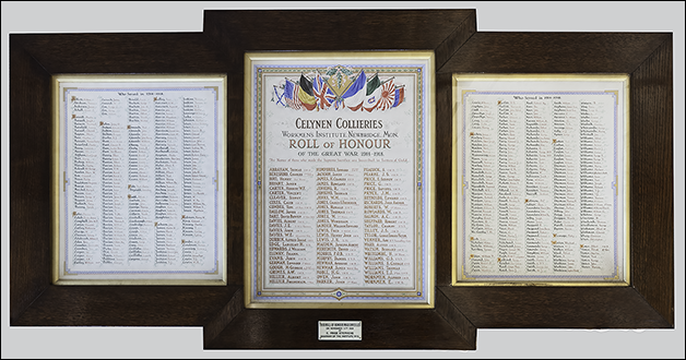 Celynen Collieries Roll of Honour